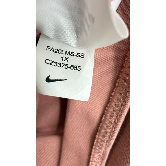 Nike Women's Plus Size 1X Bodysuit Blush tank top athletic exercise - Picture 7 of 7